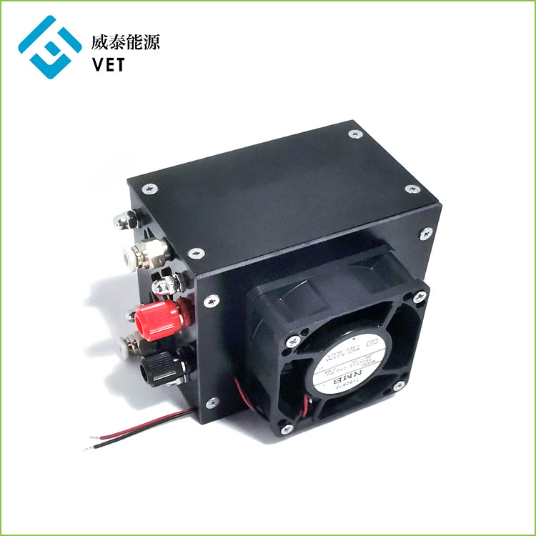 12v ہائیڈروجن فیول سیل Pemfc 100w جنریٹر میٹل فیول سیل لیبارٹری کے استعمال کے لیے موزوں ہیں